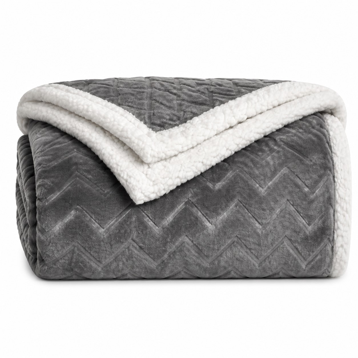 Oversized Plush Flannel Sofa Blanket — view 2
