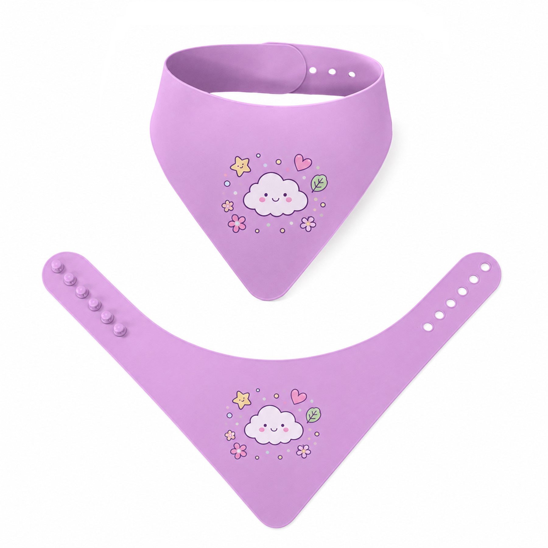 Adjustable Waterproof Silicone Pet Bandanna