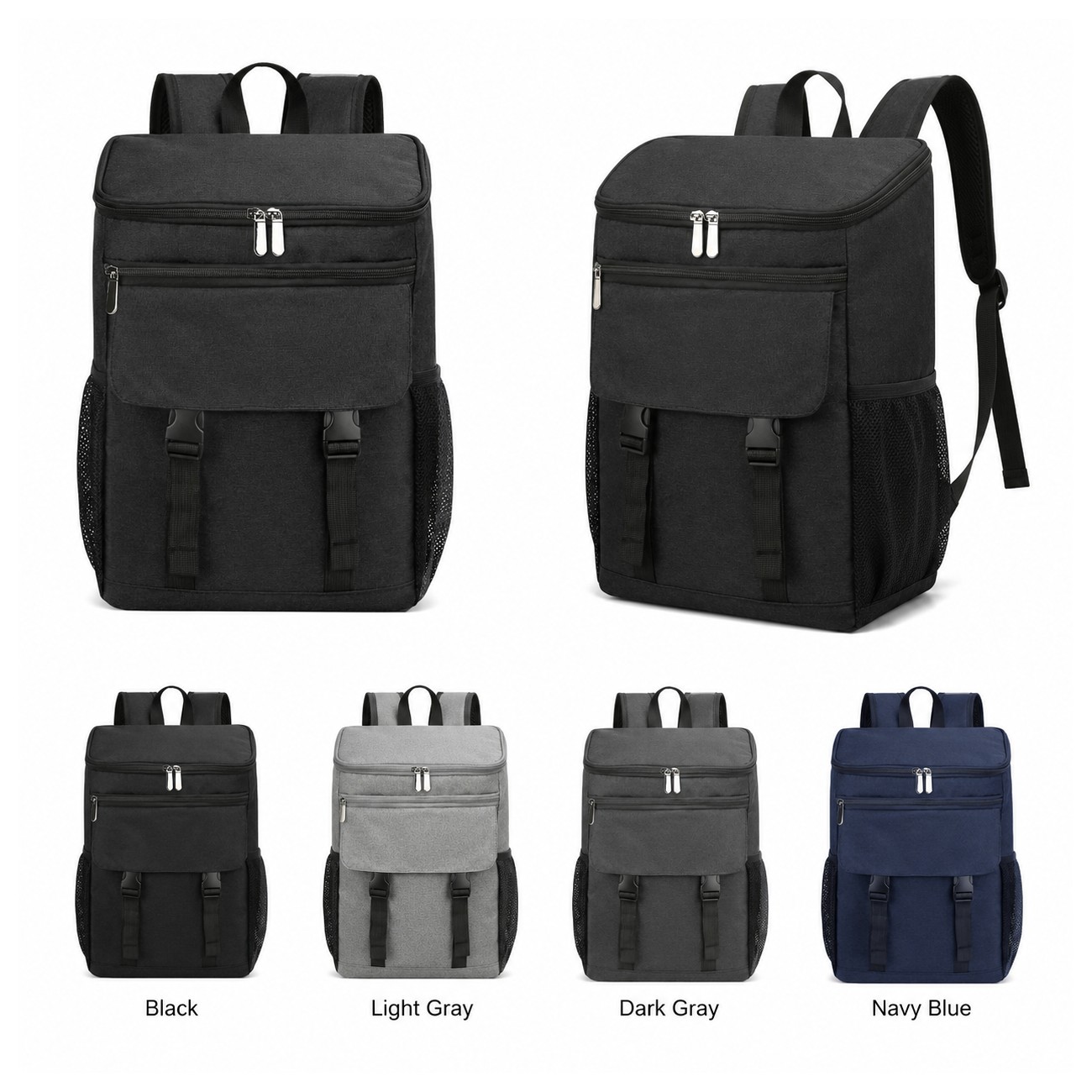 600D Oxford Black Backpack Cooler