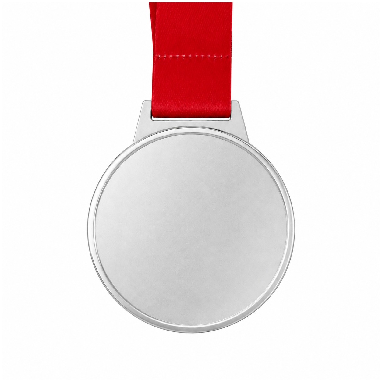 Single Sided Hard Enamel Medal — Red