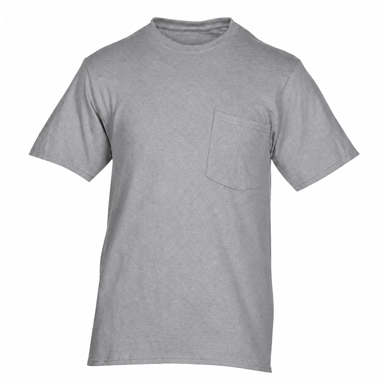 Essential Cotton Pocket Shirt — Gray