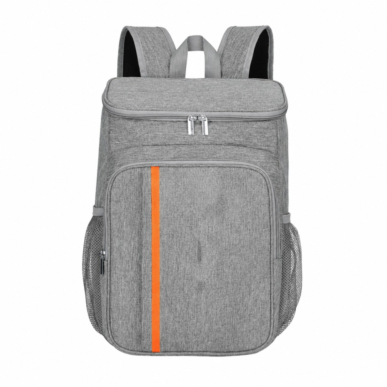 600D Polyester Backpack Cooler — Gray