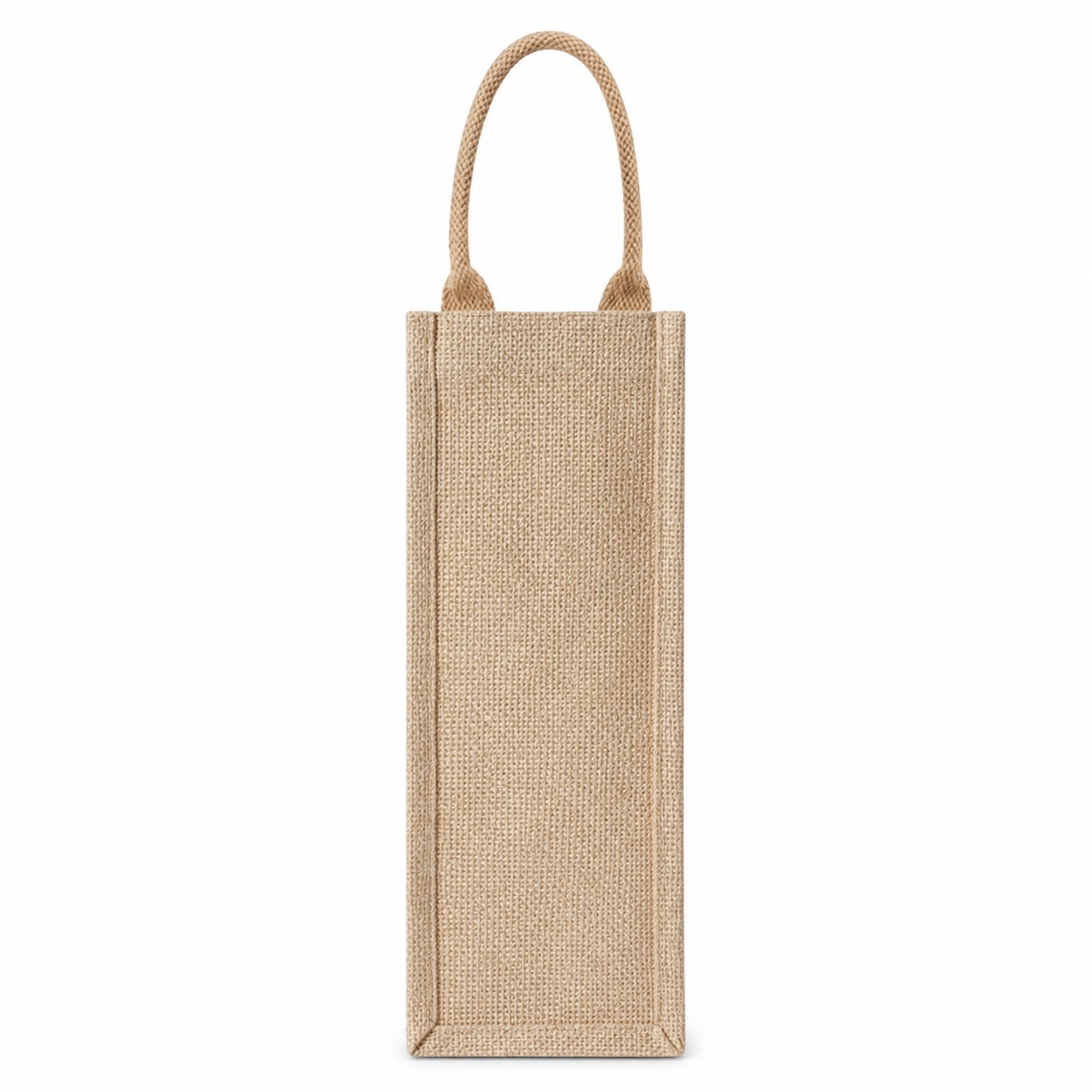 Linen Handled Single Bottle Wine Bag — view 2