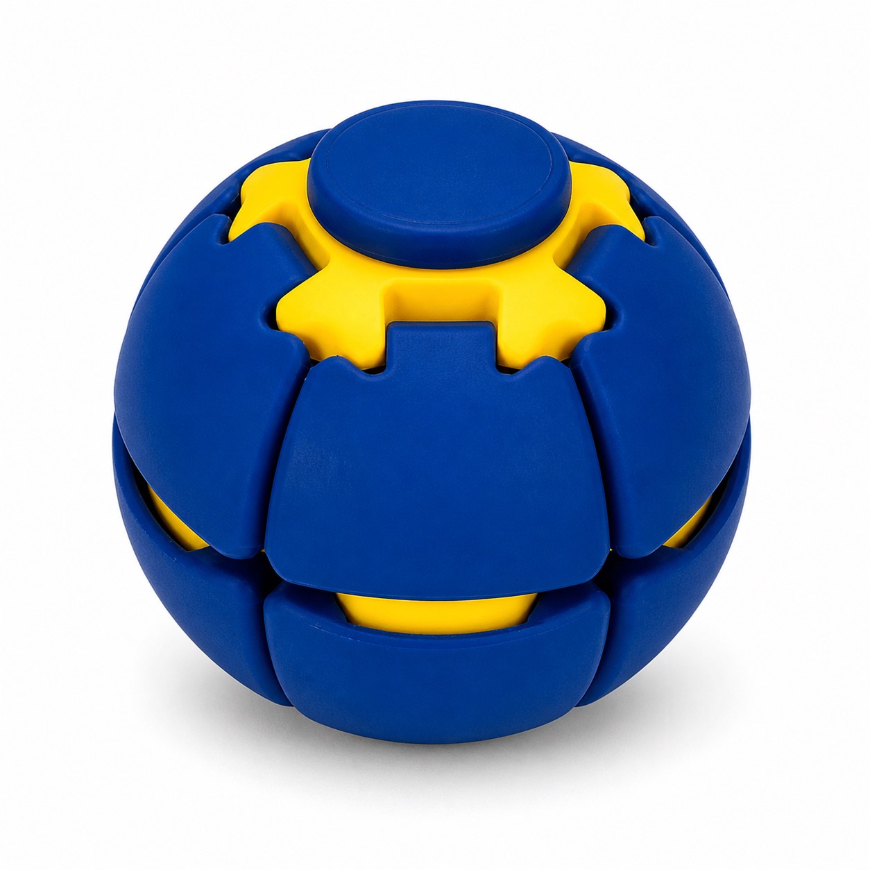 Plastic Push Button Fidget Spinner Ball — view 2