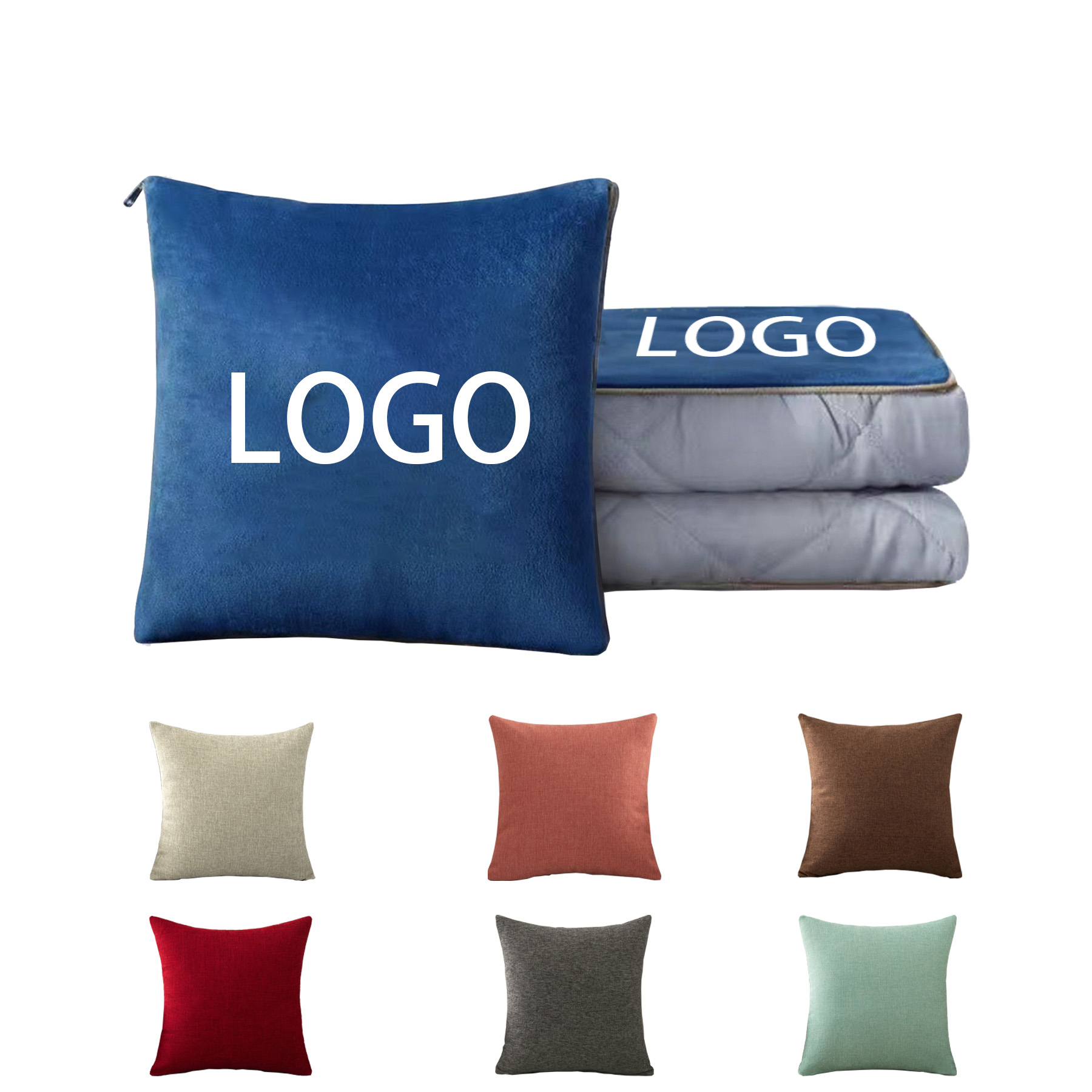 Dutch Velvet Travel Blanket Pillow