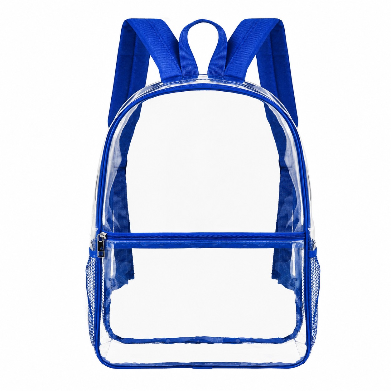 PVC Front Pocket Backpack — Royal Blue