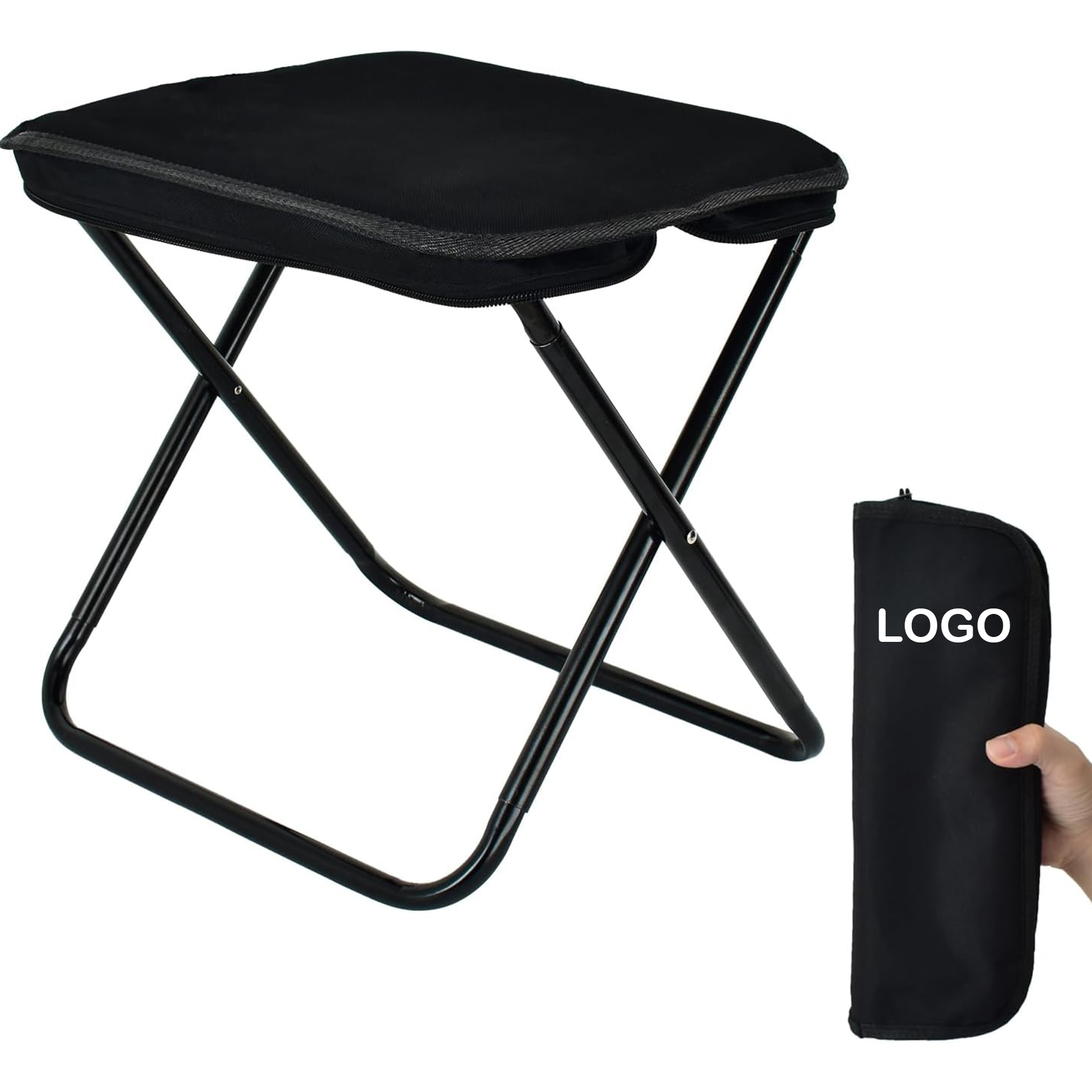 Zippered Carry Bag Folding Stool
