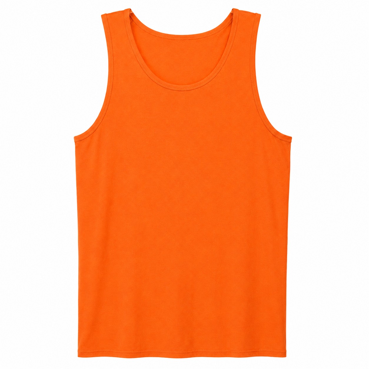 Ladies Mesh Half Zip Polyester Pullover — Orange