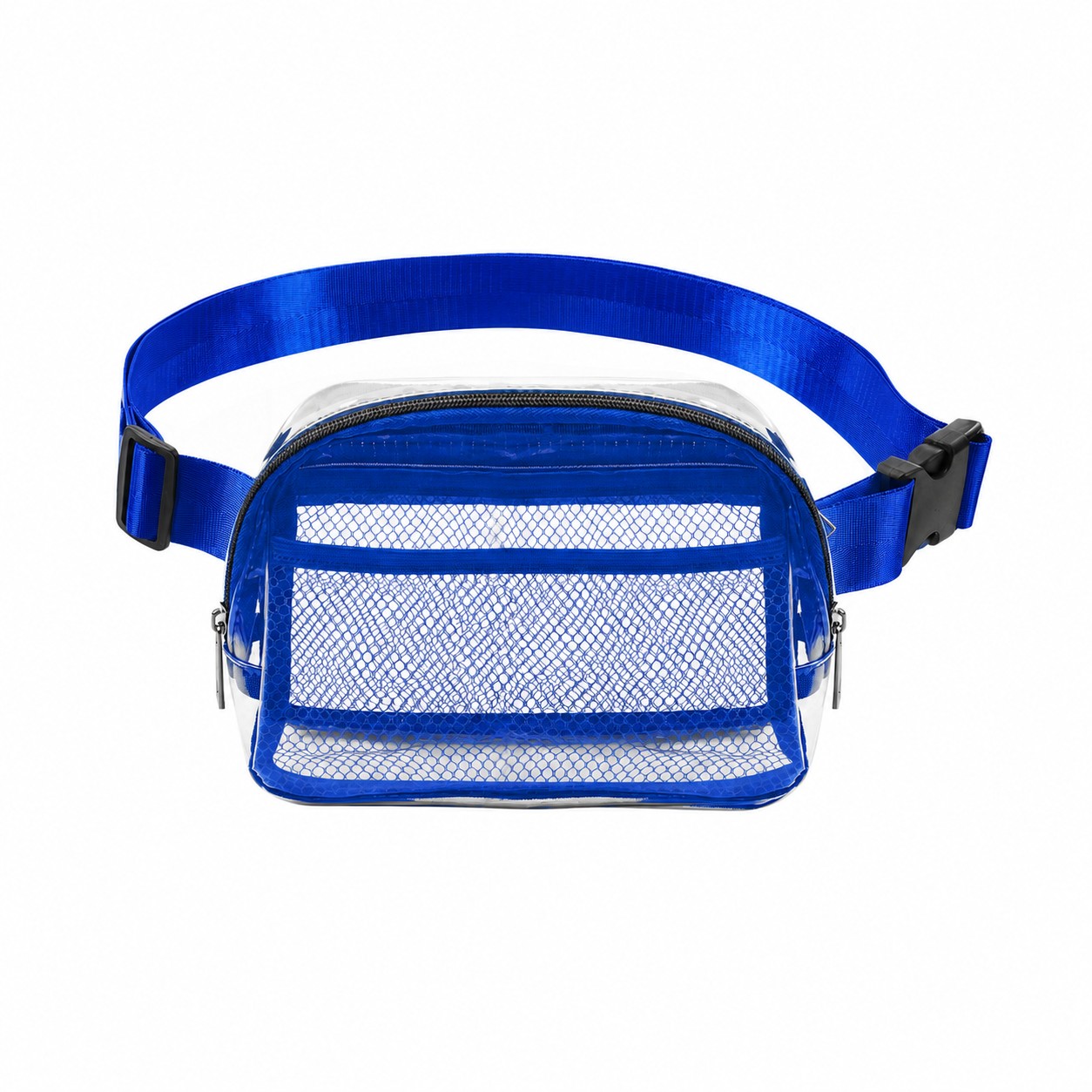 PVC Roomy Fanny Pack — Royal Blue