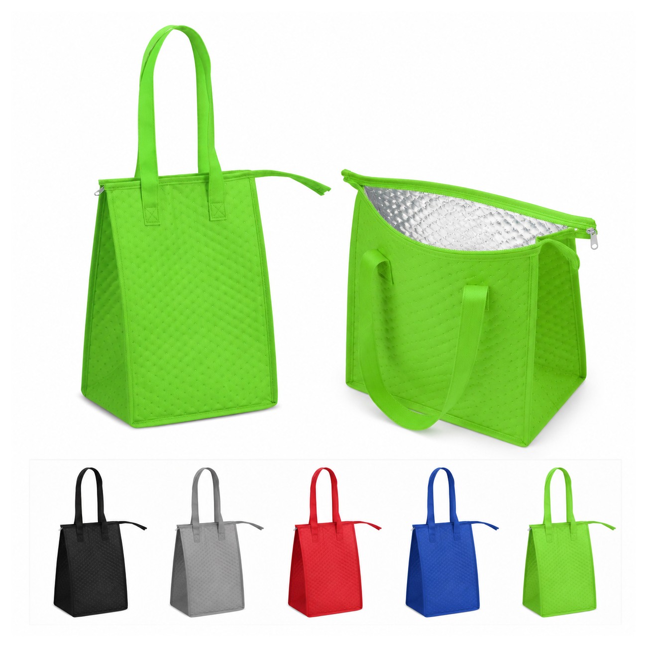 Reinforced Handles Black Lunch Cooler