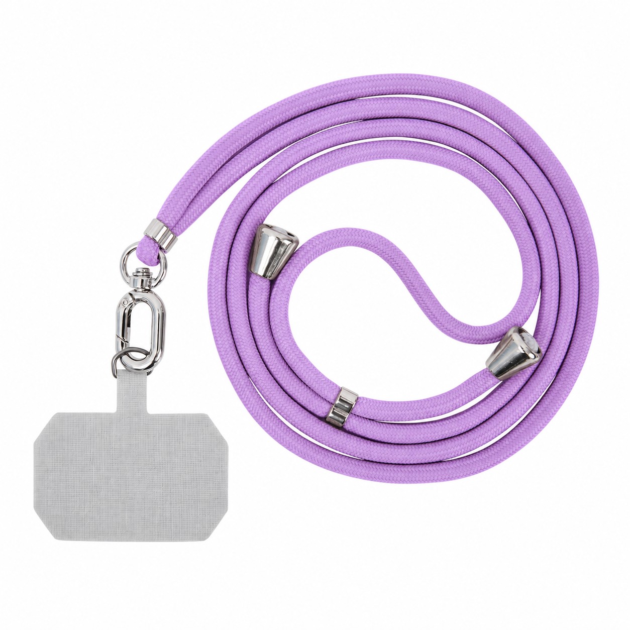 Adjustable Phone Lanyard Tether — Lilac Purple