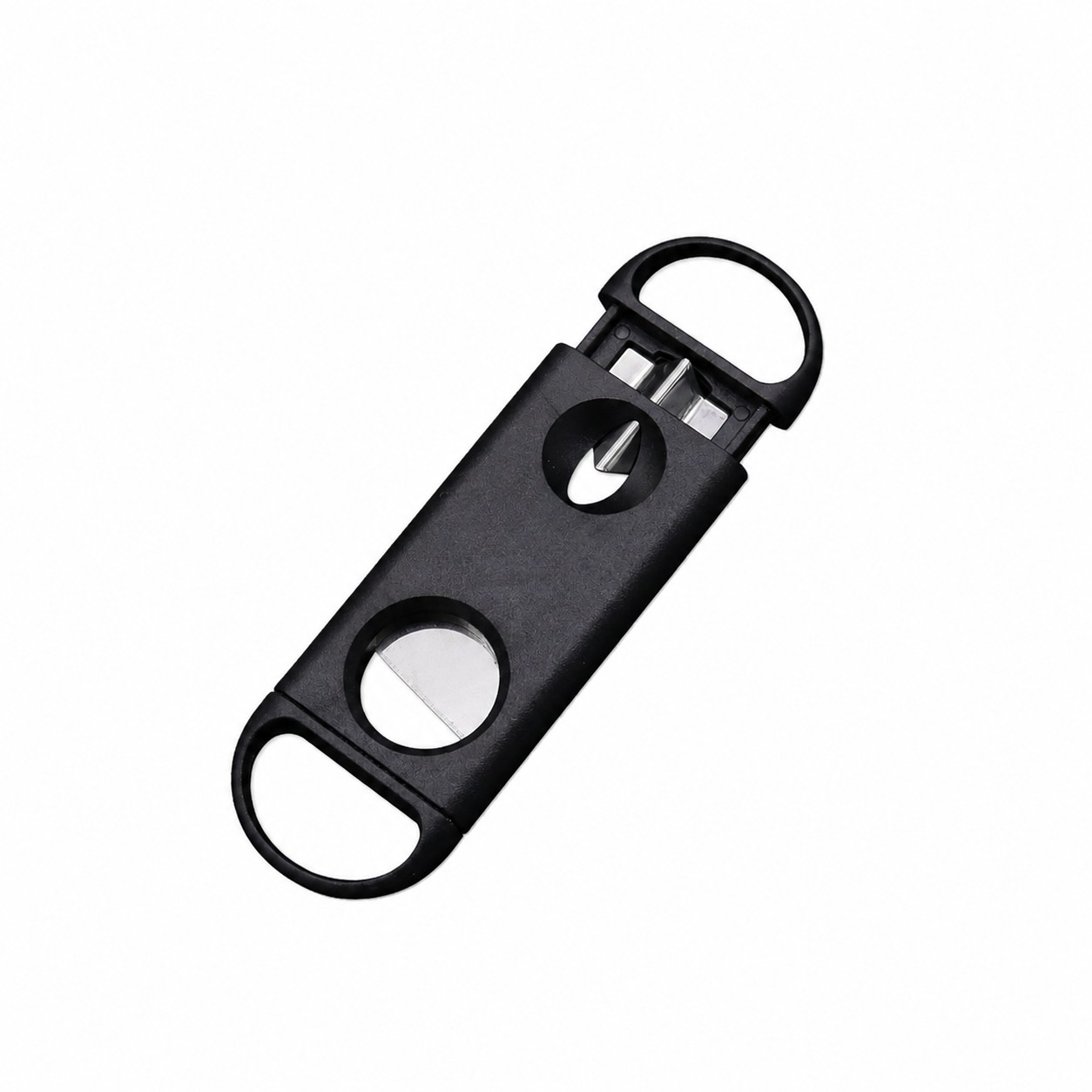 Matte Black Cigar Cutter — Black