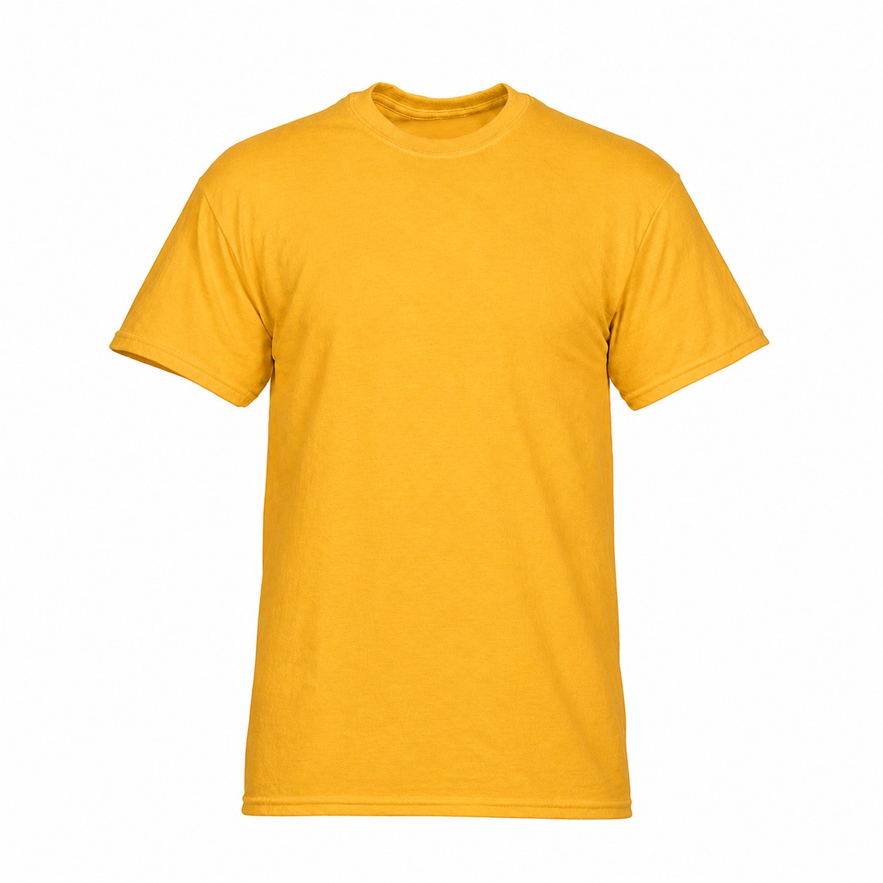 Durable Cotton Crewneck Event Tee — Gold