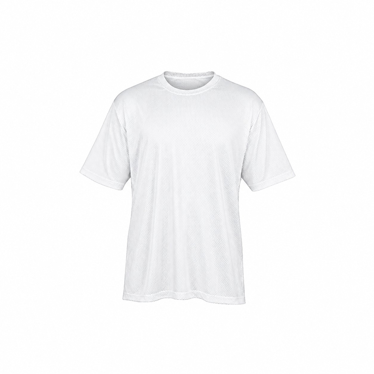 Men's Sublimated Camouflage Polyester Performance T-Shirt — White