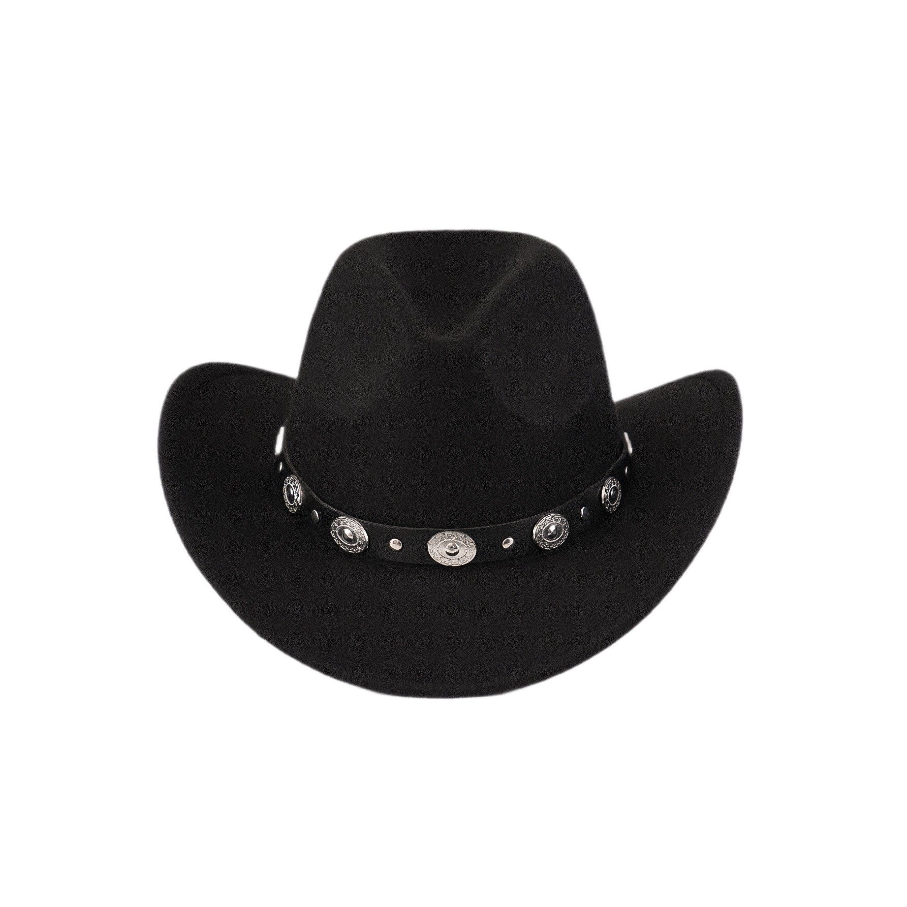 Concho Band Polyester Cowboy Hat — view 2