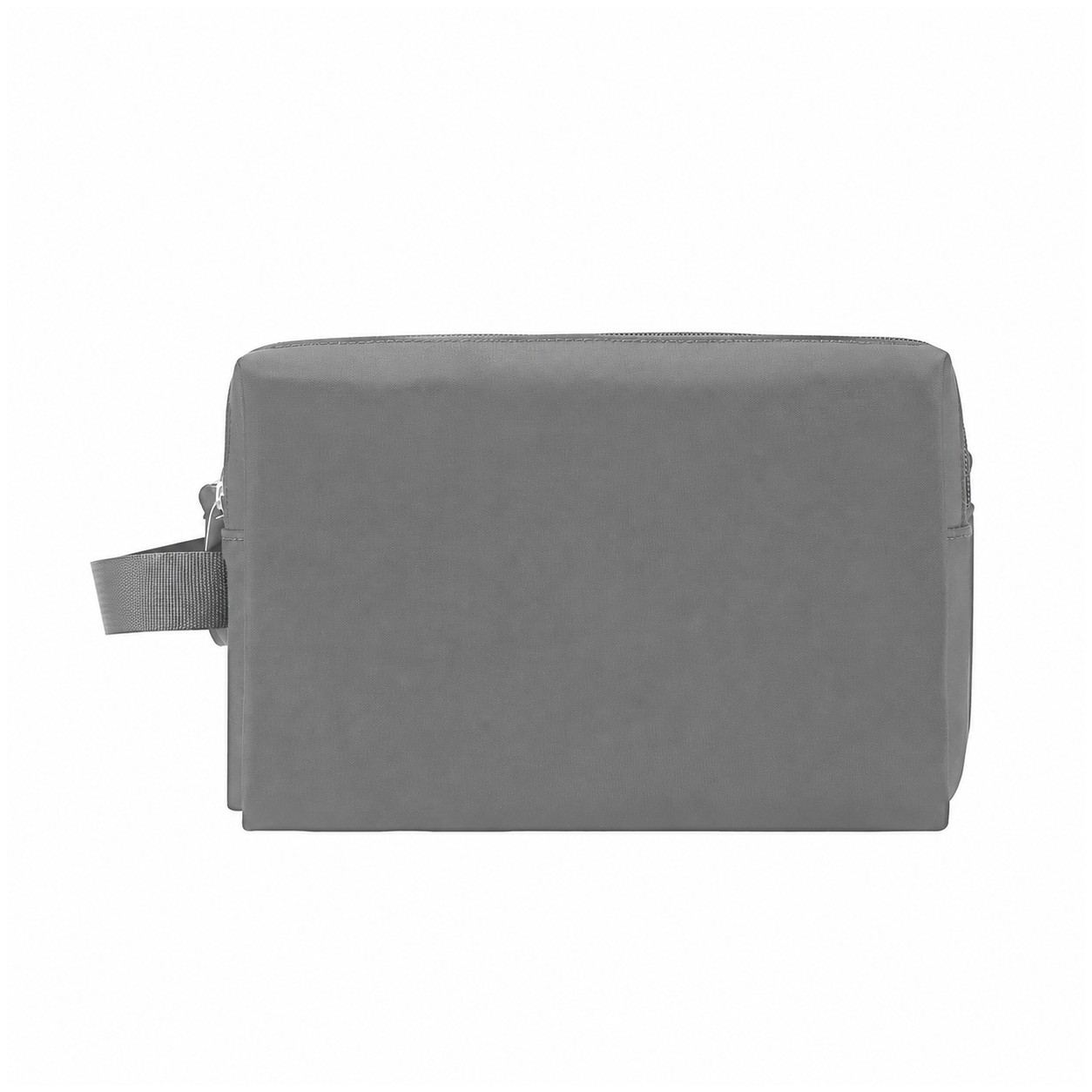 Nylon Roomy Toiletry Bag — Gray
