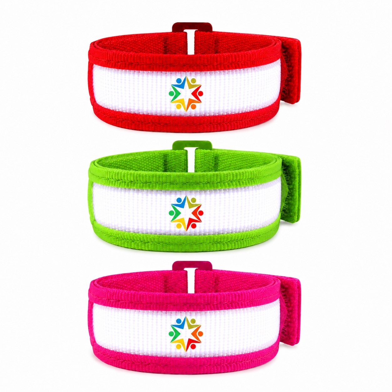 Rechargeable LED Light Nylon Armband — view 1