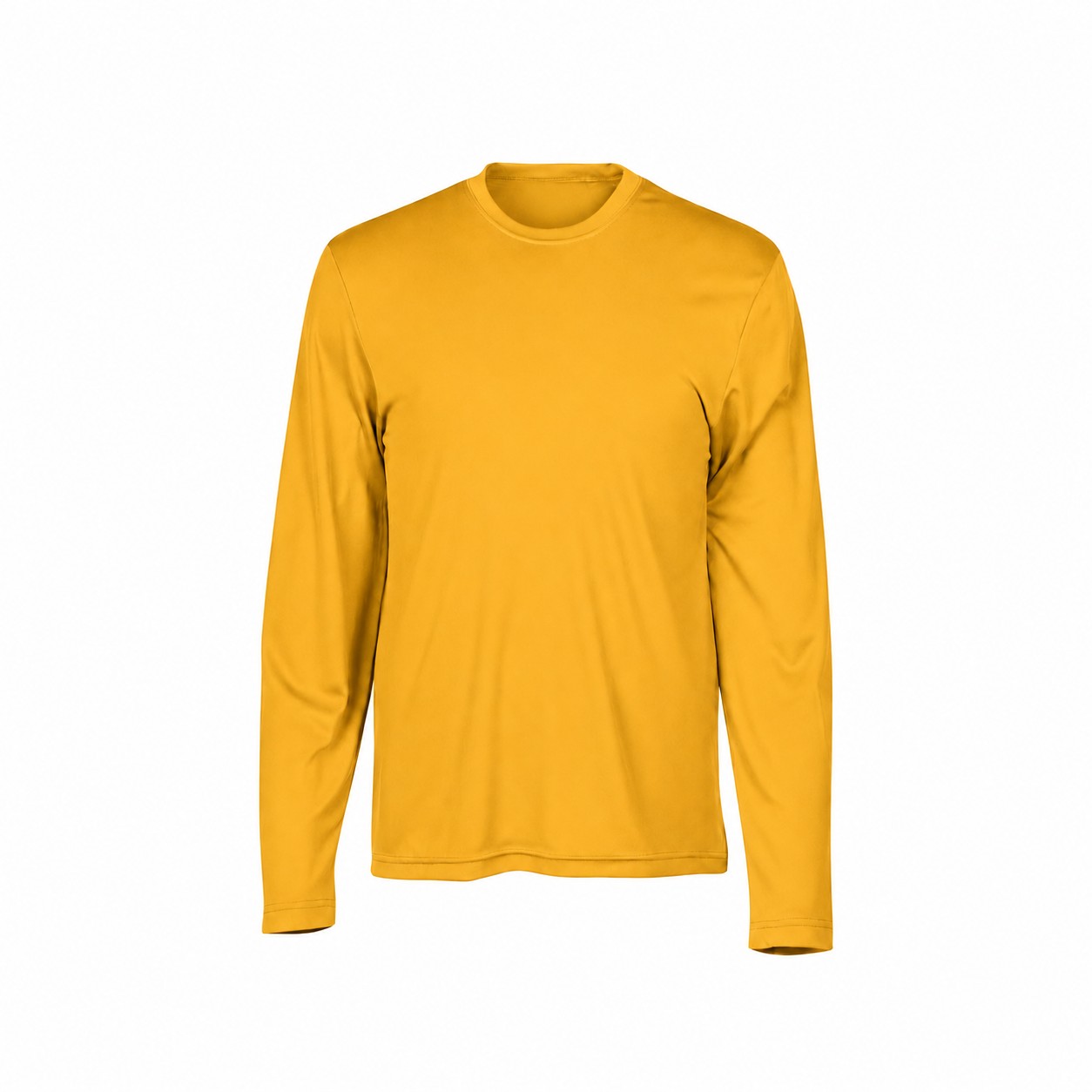 Moisture Wicking Long Sleeve Shirt — Gold