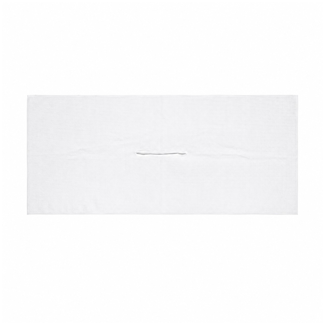 Microfiber Caddie Towel With Club Slit — White