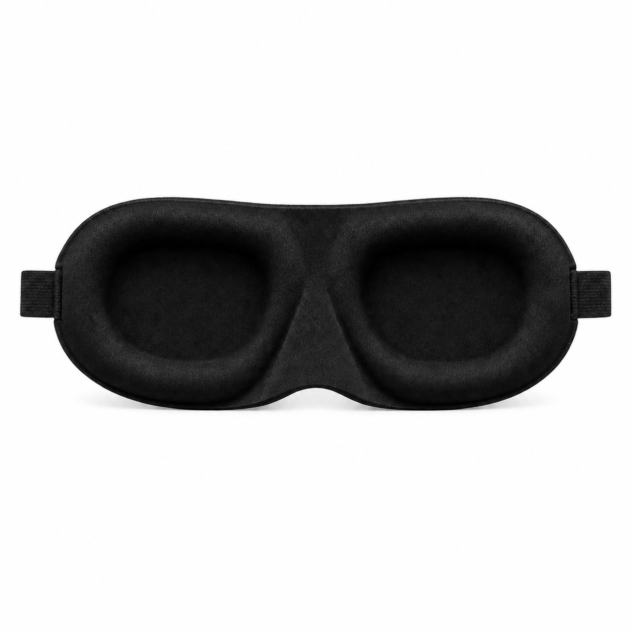 3D Contoured Foam Sleep Mask — Black