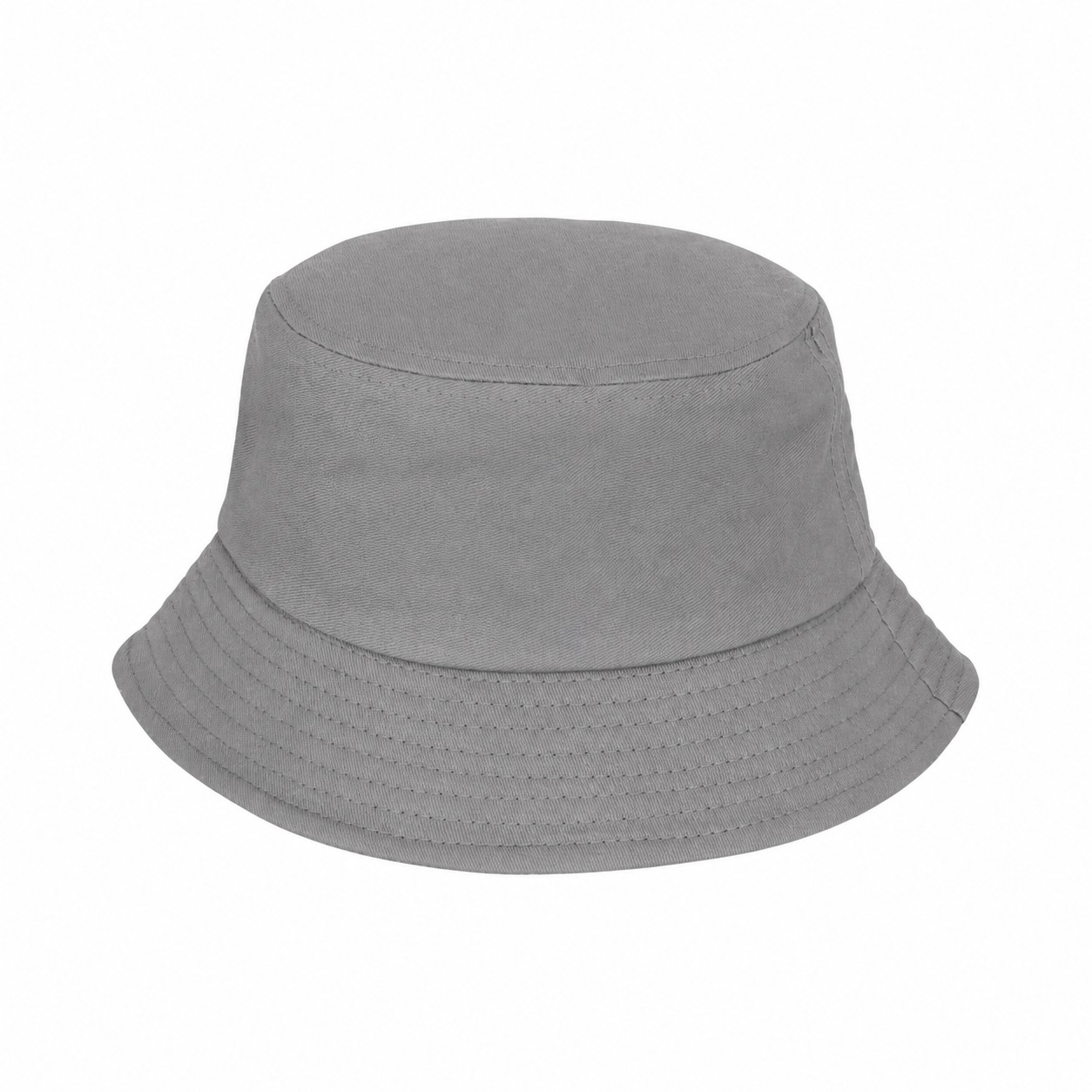 Cotton Twill Bucket Hat — Gray