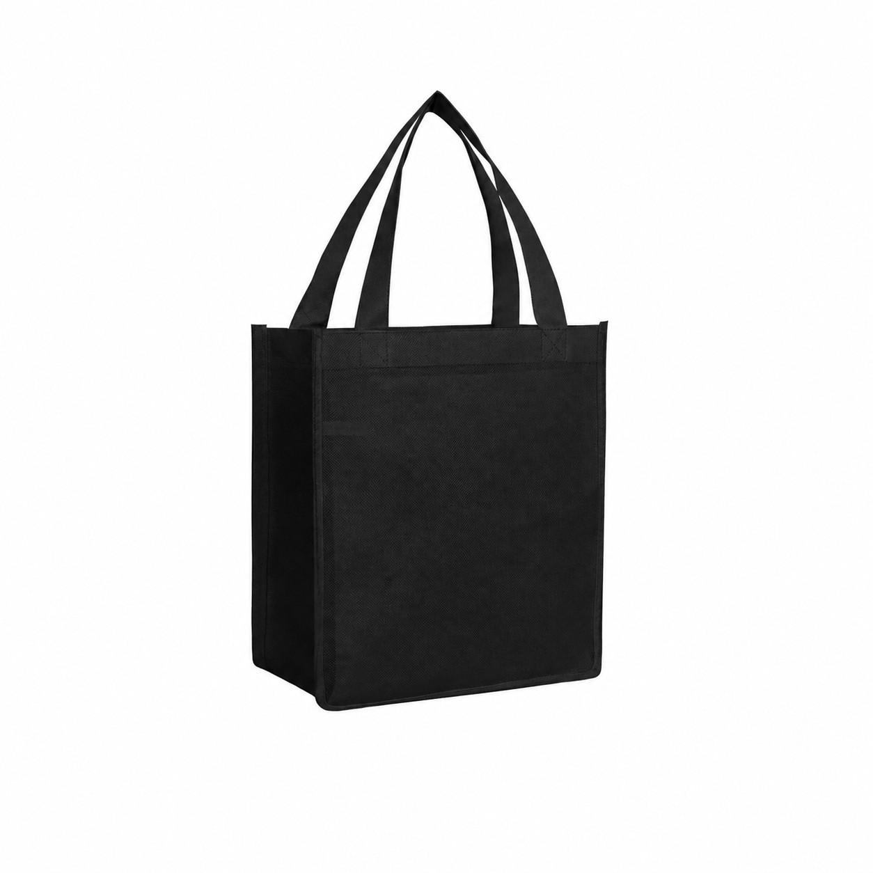 130GSM Non-Woven Tote Bag — Black