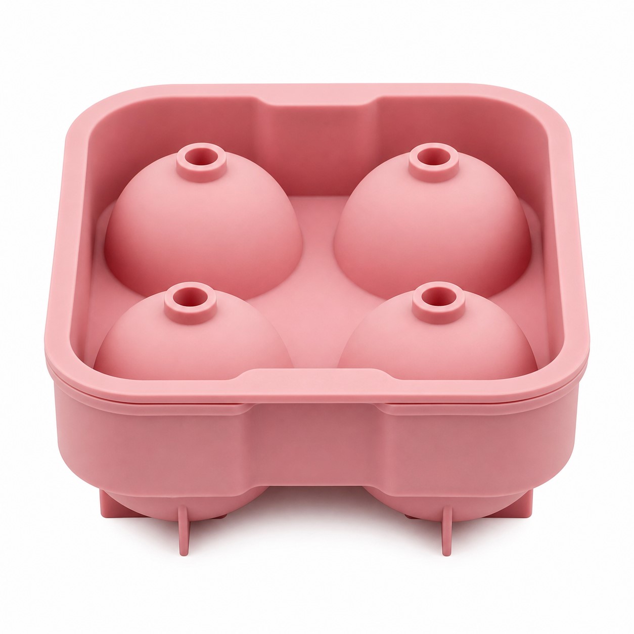 Square Silicone Four-Cavity Sphere Mold — view 2