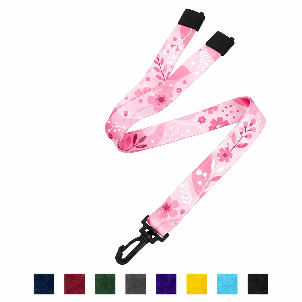 Breakaway Satin Swivel Hook Lanyard