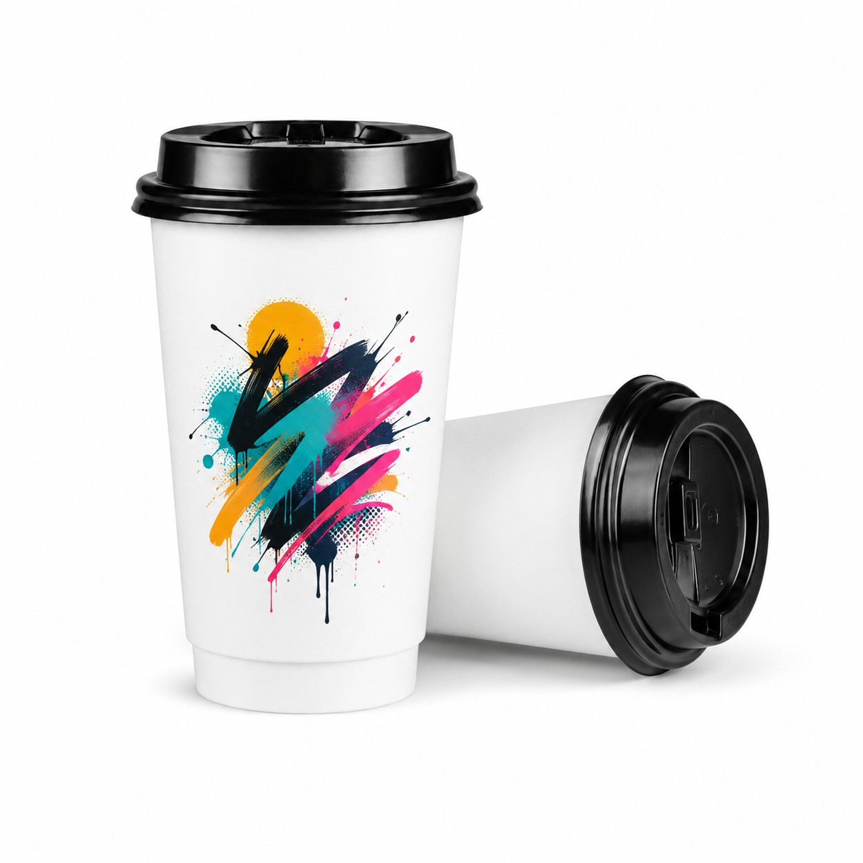 Double Wall 16 Oz Paper Coffee Cup