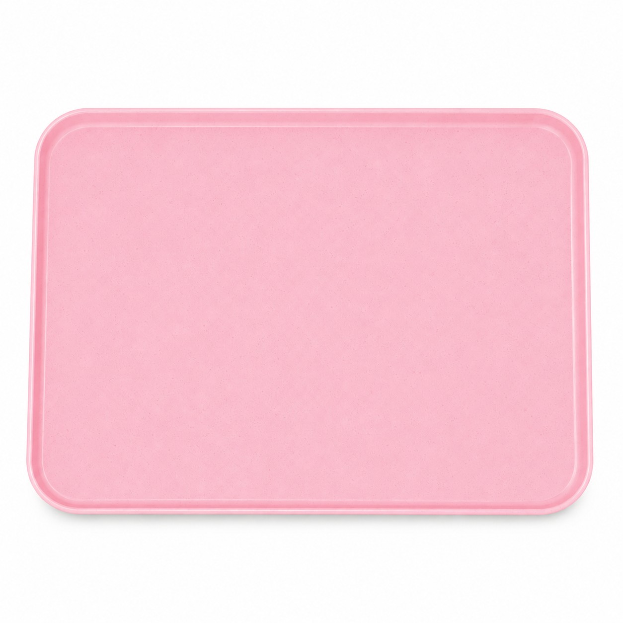 Large Reusable Plastic Serving Tray — Pink