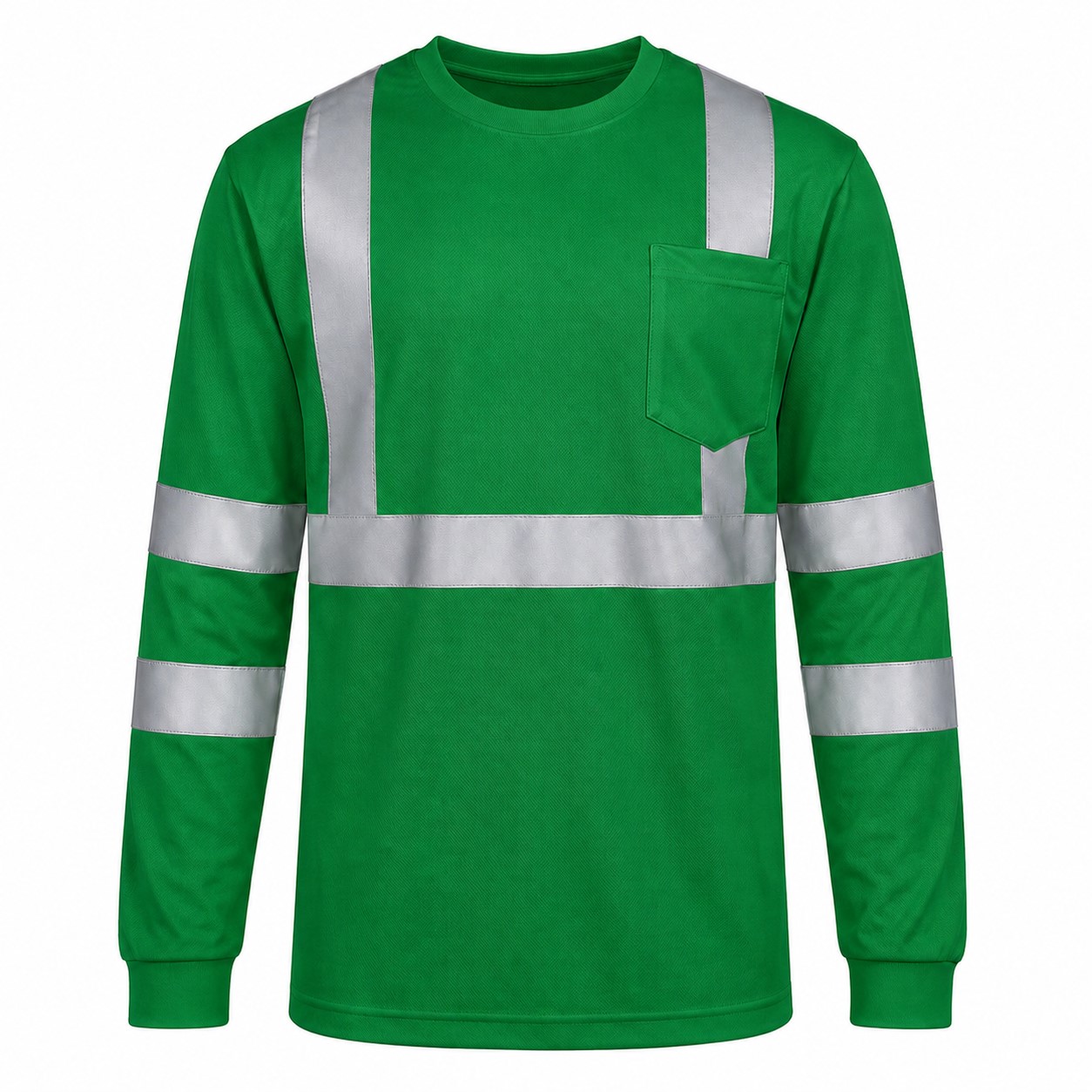 Long Sleeve Reflective Crewneck Shirt — view 8