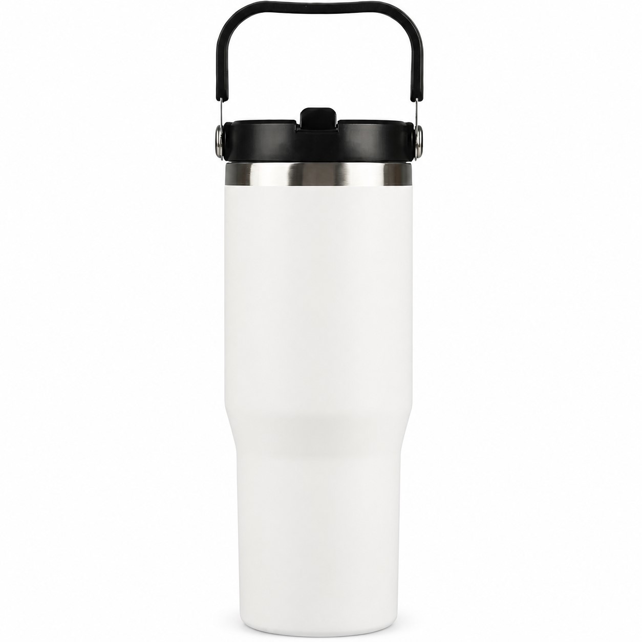 Handled Stainless Steel Insulated Bottle — view 2