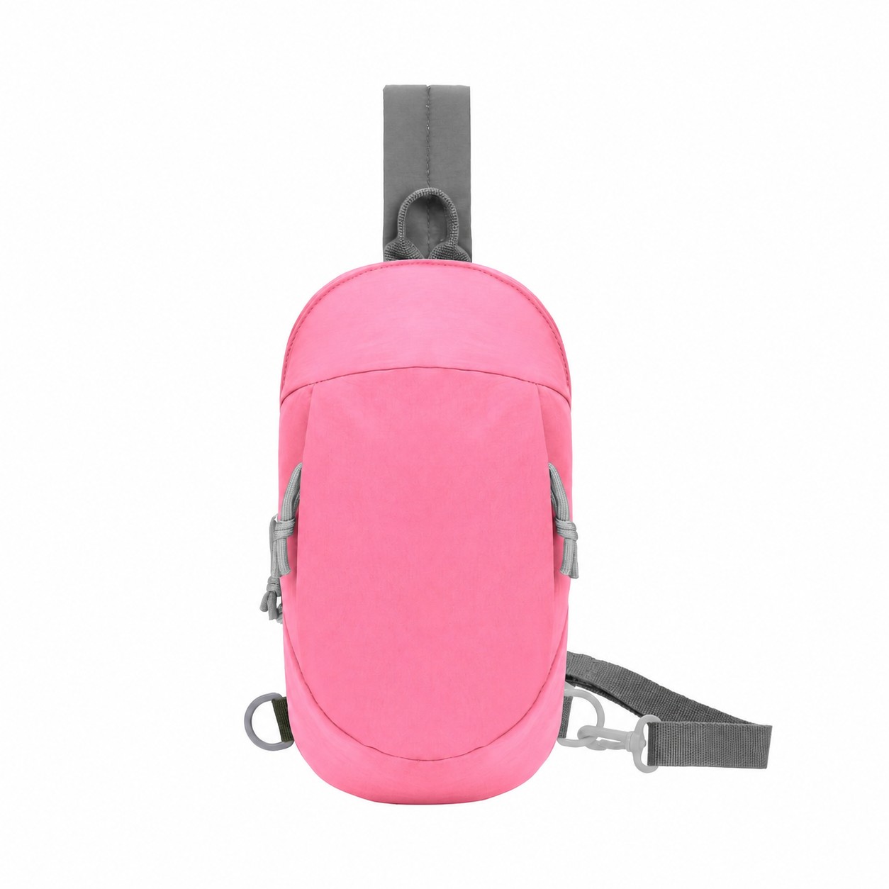 Adjustable Strap 7" Crossbody Sling Bag — Pink