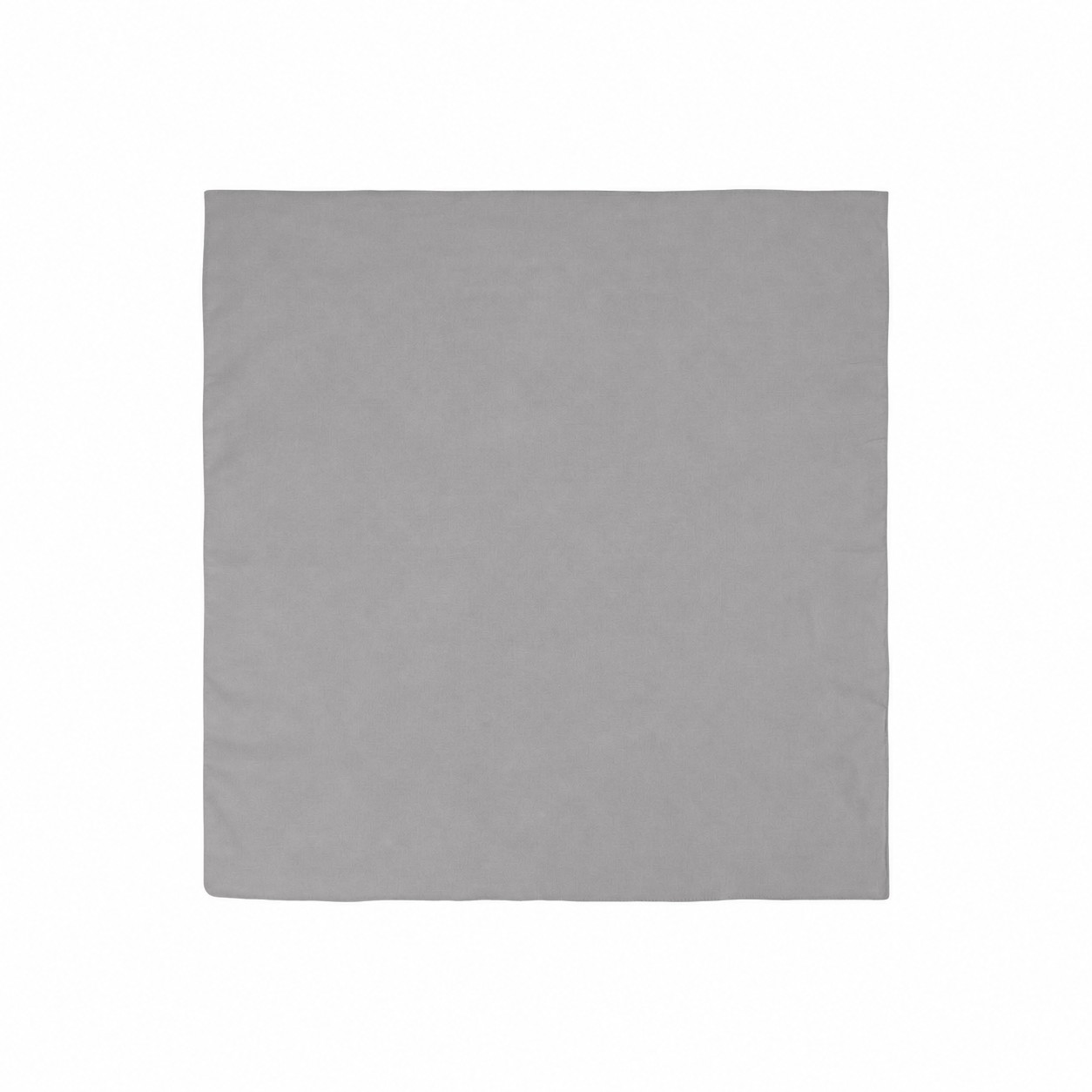 Cotton Square Bandanna — Gray