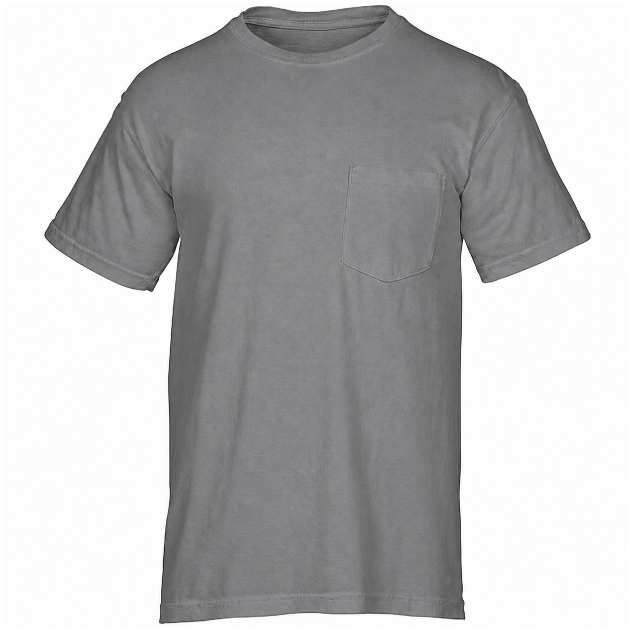 Garment Dyed Ringspun Pocket Tee — Gray