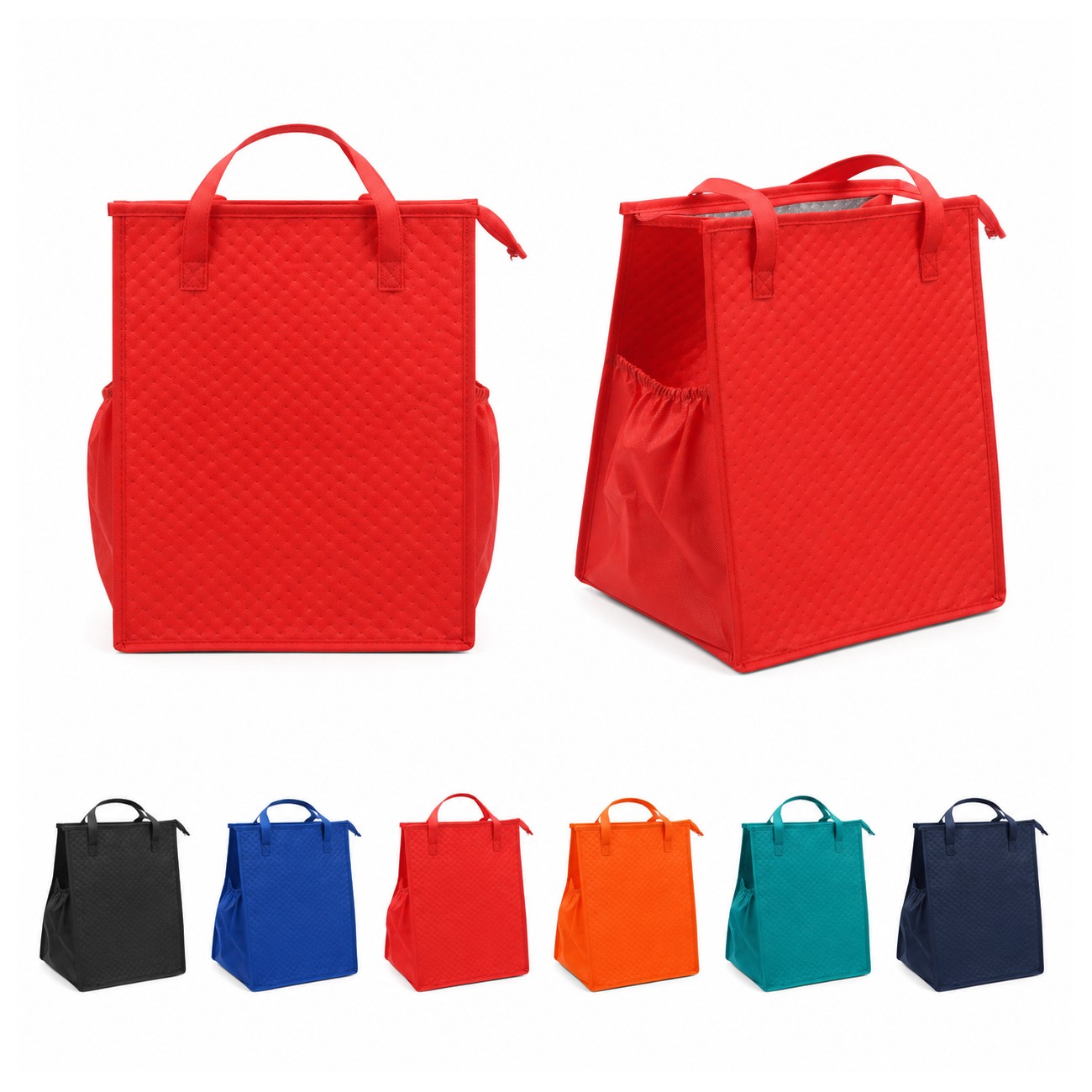 Reinforced Handles Black Cooler Bag