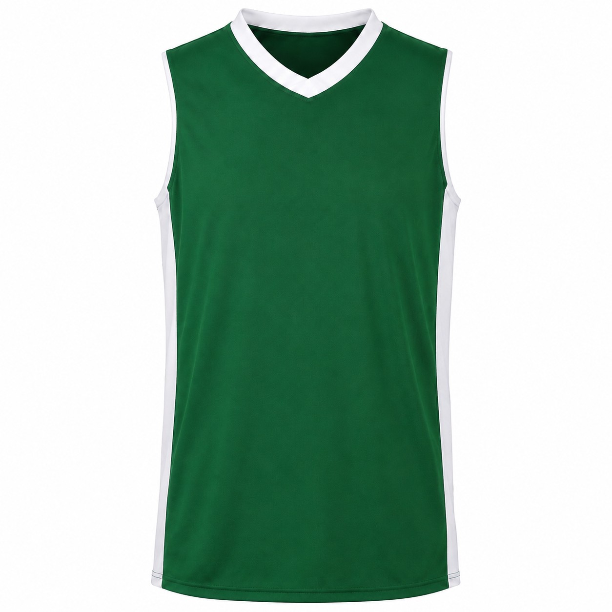 Men's Polyester Basketball Jersey — Green