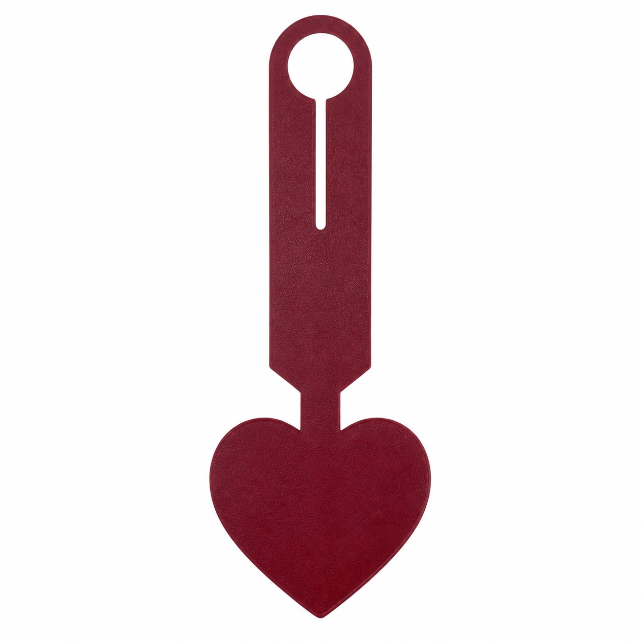 Heart Shaped PU Luggage Tag With Window — view 2