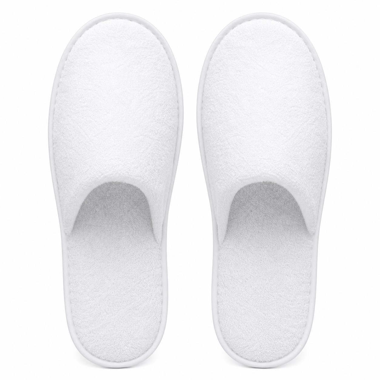 Closed Toe Coral Velvet Spa Slippers — view 2
