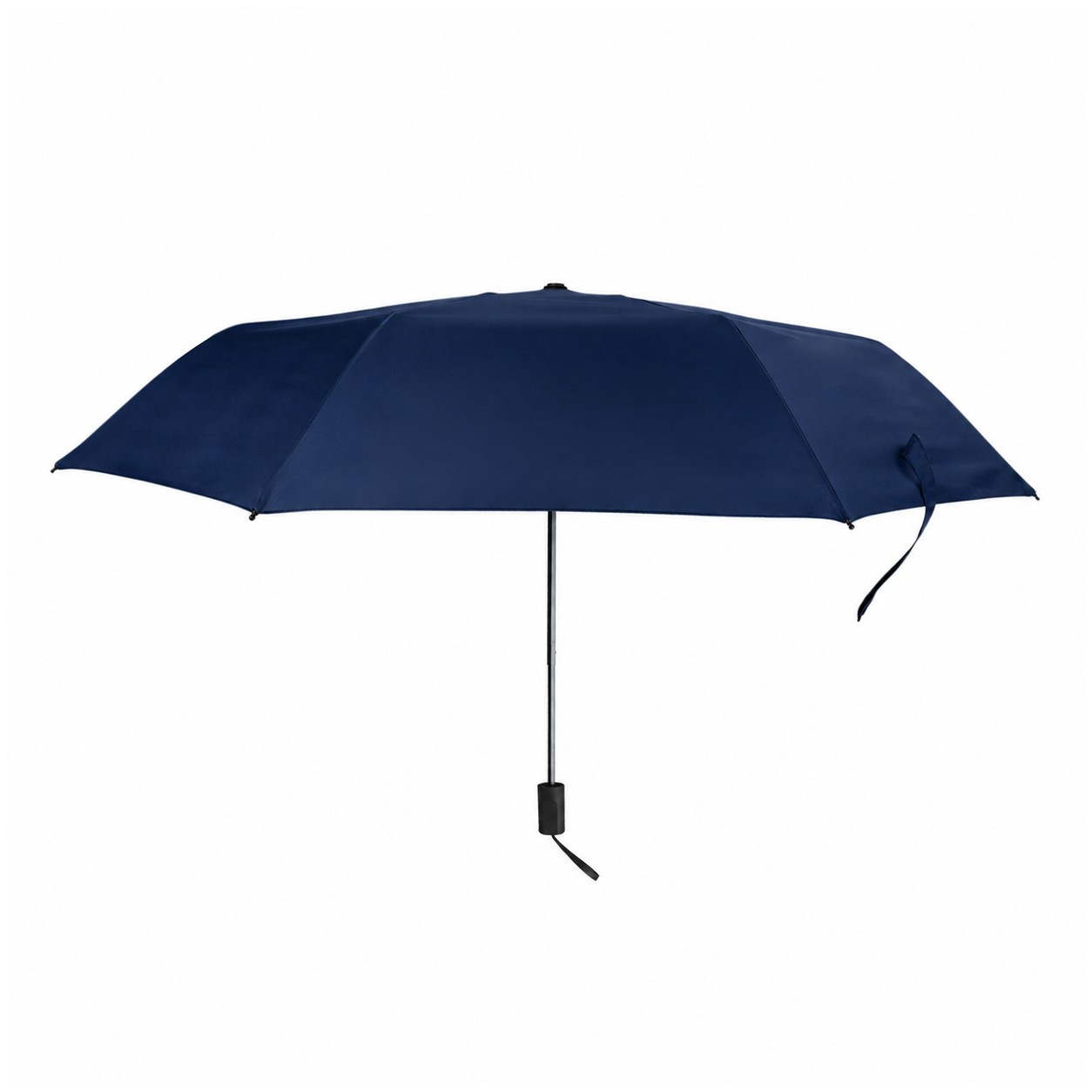 Manual Folding Travel Umbrella — Navy Blue