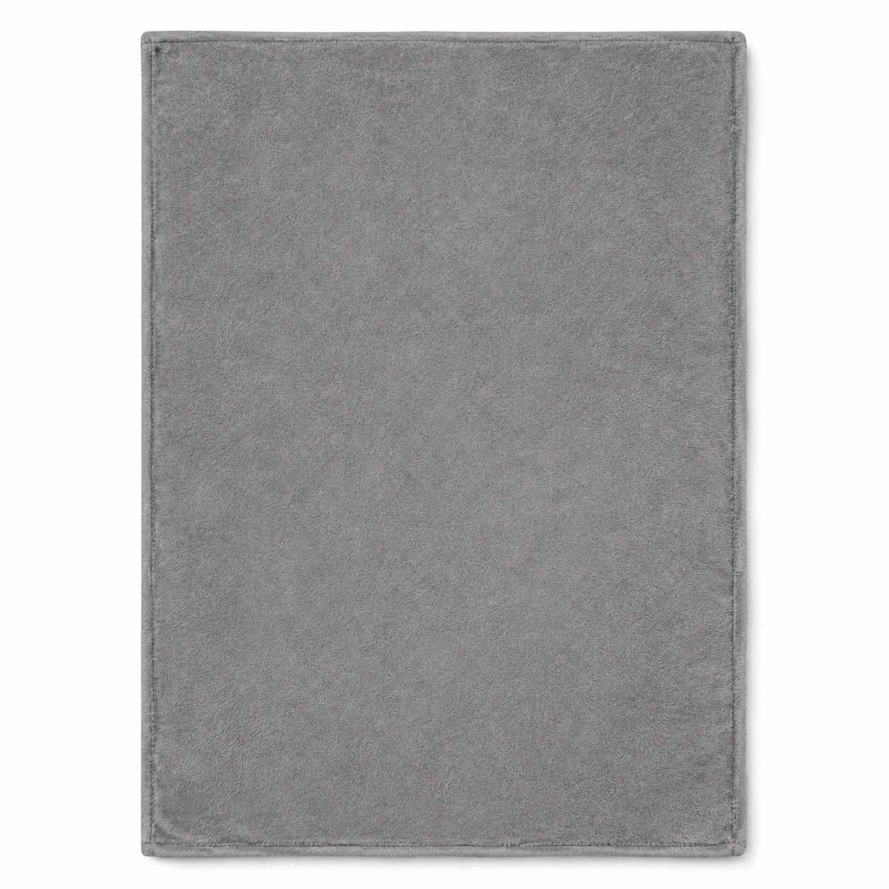 Soft Flannel Travel Blanket — Gray