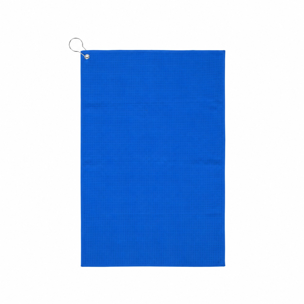 16" Waffle Golf Towel — Blue
