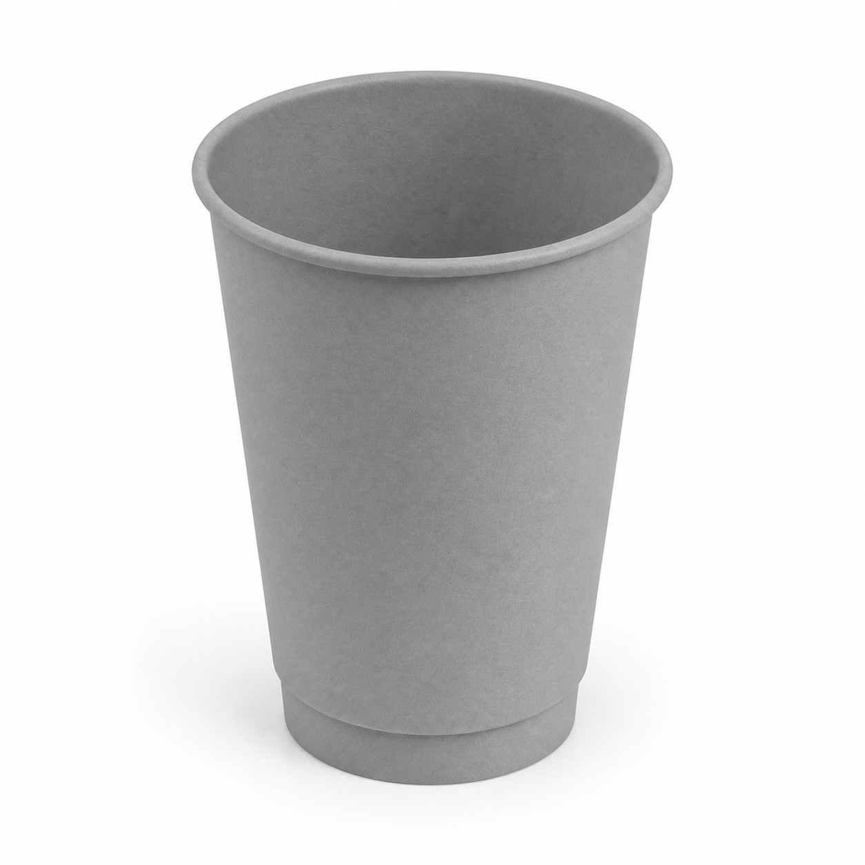 Sleeved Disposable Paper Drink Cup — Gray