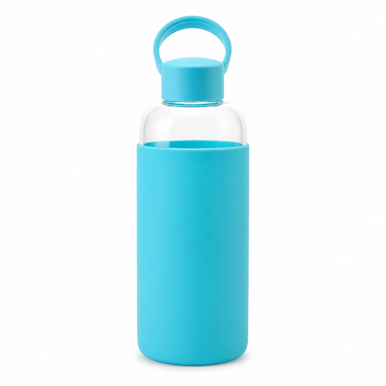 Borosilicate Glass Bottle With Silicone Sleeve — view 2