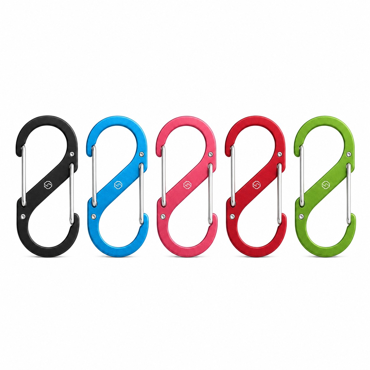 Aluminum Double Spring S Carabiner