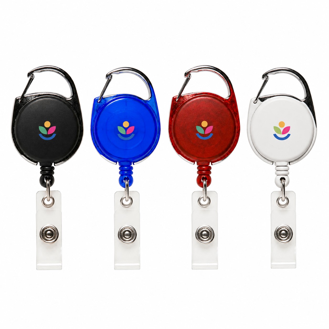 Retractable Clip ID Badge Reel — view 1