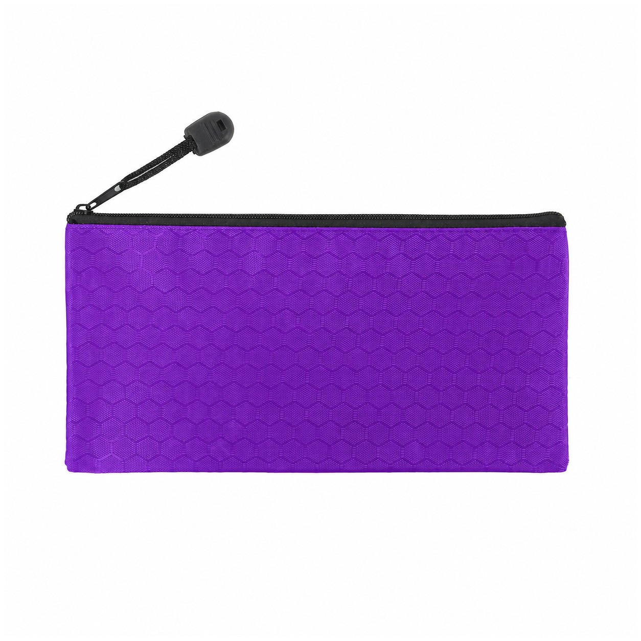 Waterproof Canvas Pencil Pouch — Purple