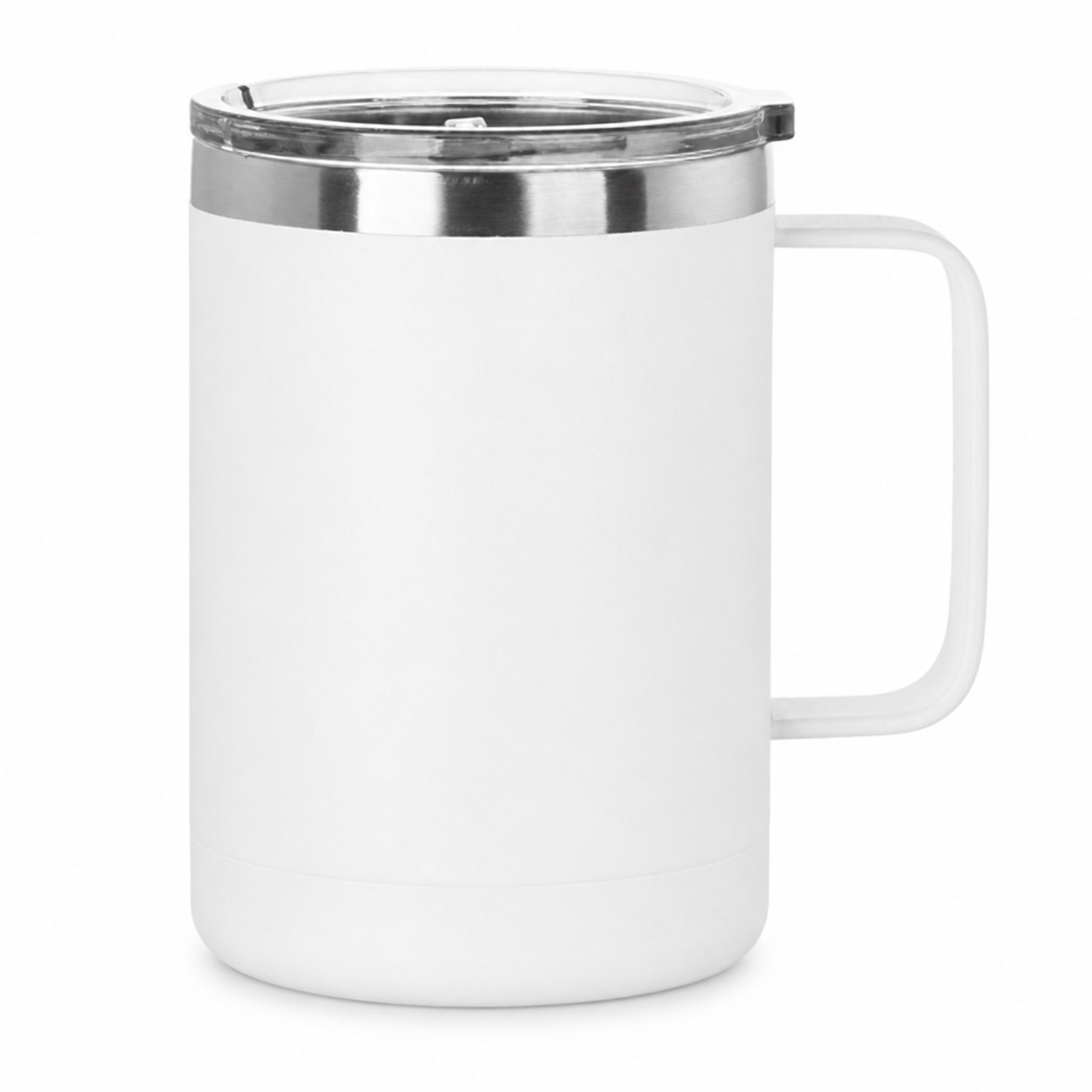Handled 15 Oz Vacuum Stainless Steel Tumbler — view 2