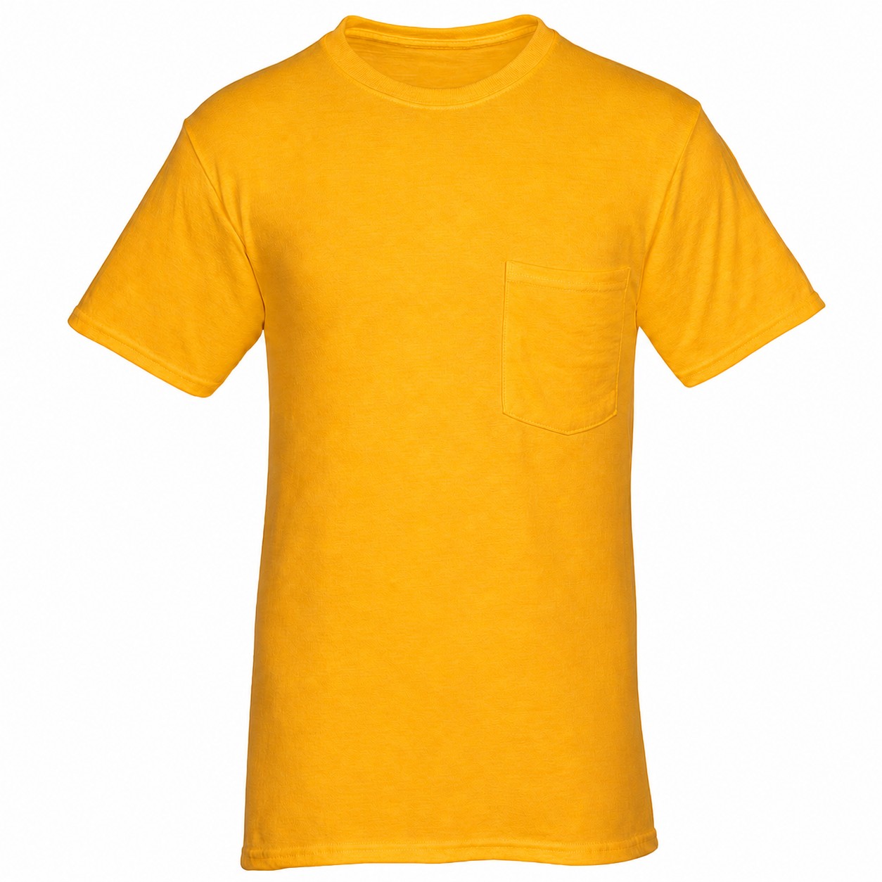 Moisture Wicking Pocket Tee — Gold