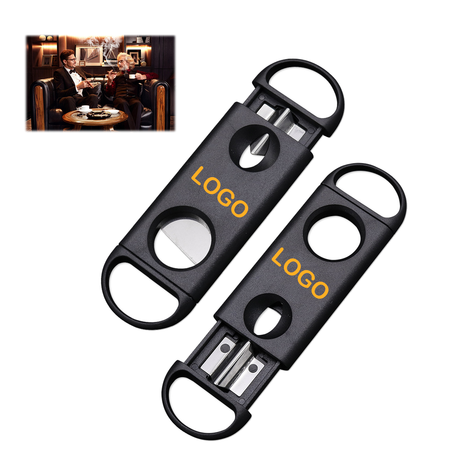 Matte Black Cigar Cutter